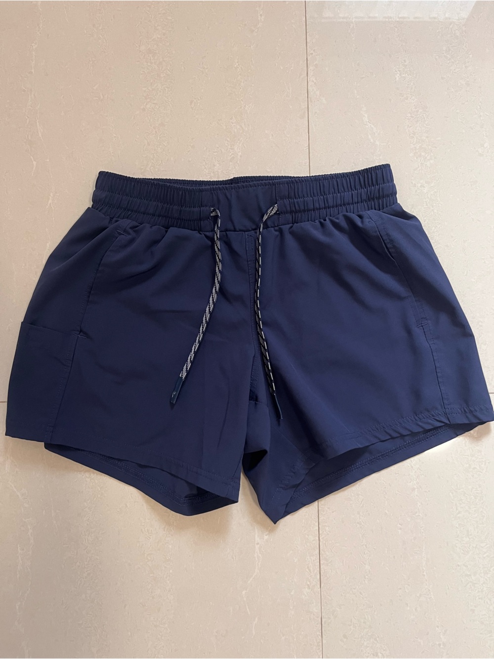 Pacific Trail Navy Athletic Drawstring Shorts